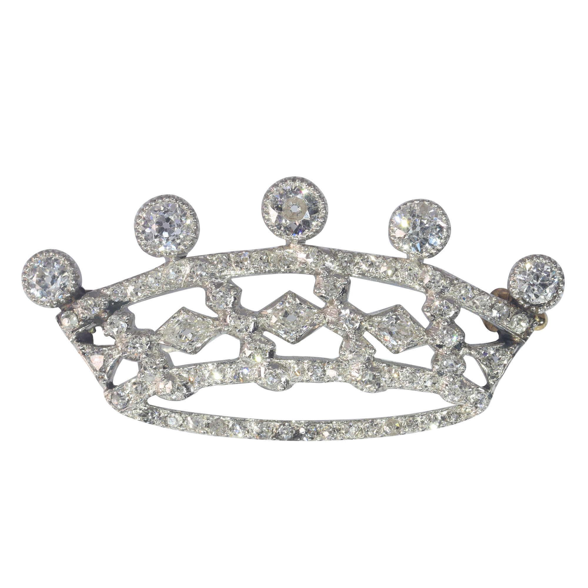 Art Deco Majesty: A Diamond Crown from the Roaring Twenties